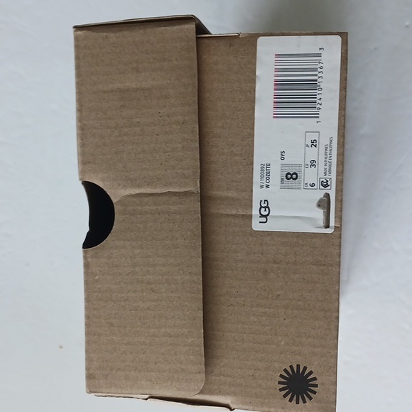 UGG Empty Shoe Slippers Box Brown Carton Clean Sz.8 - Picture 6 of 6